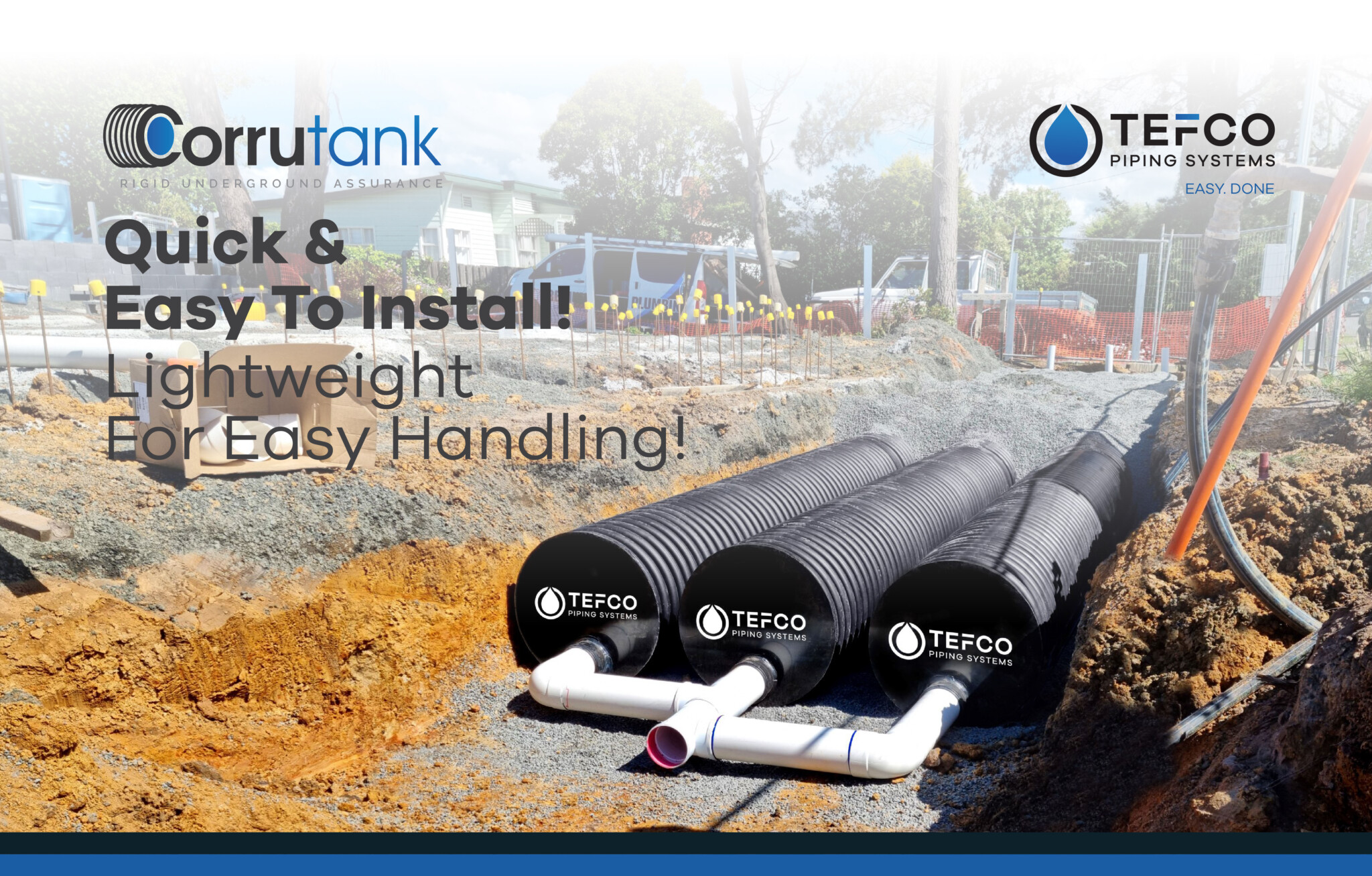 Corrutank Underground Liquid Detention and Retention System - Tefco
