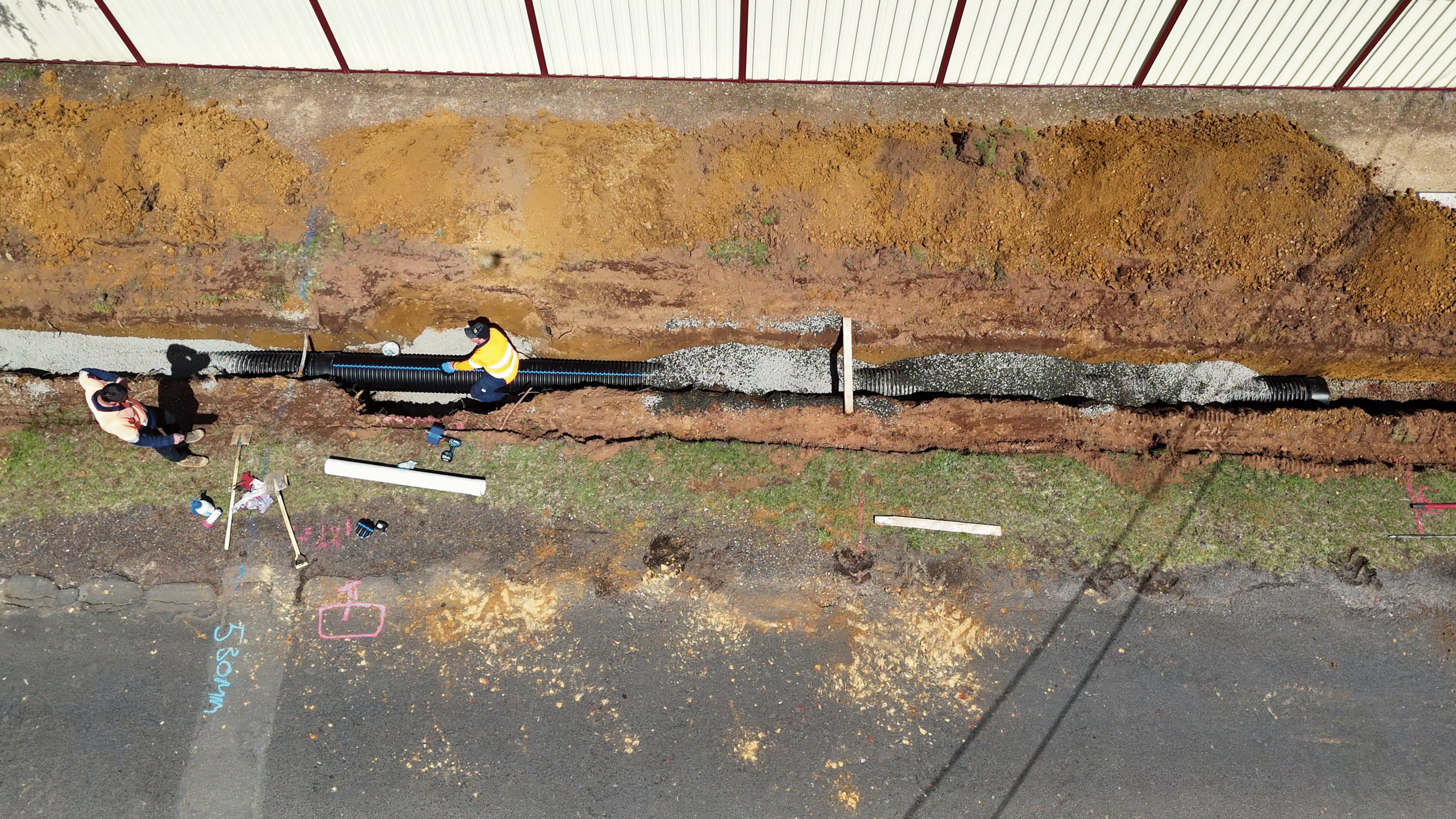 TEFCO Corrutech 375mm Town Drainage Upgrade 2 scaled
